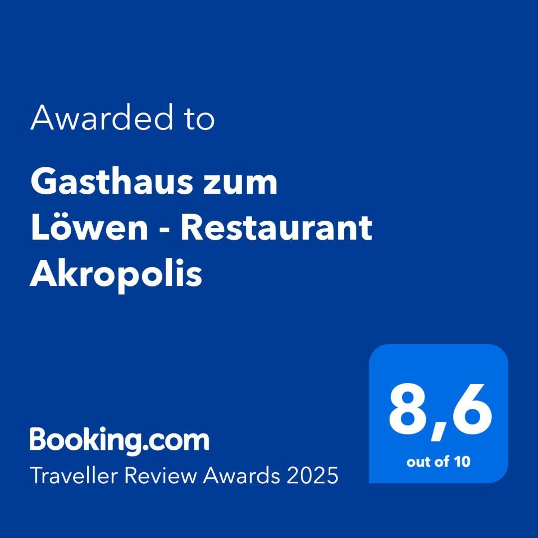 Gasthaus Zum Loewen - Restaurant Akropolis Hausach Exteriér fotografie